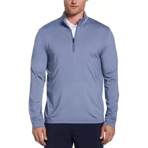 Grand Slam Men's Grand Slam Sun Shade Stretch 1/4-Zip Golf Pullover, Size: Medium, Blue