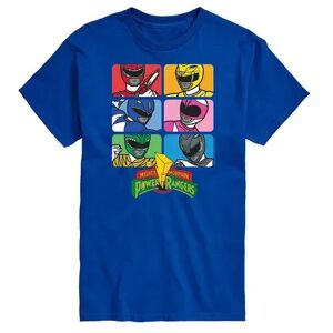 Licensed Character Men's Power Rangers Characters Tee, Size: Large, Med Blue