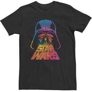 Licensed Character Men's Star Wars Tie-Dye Darth Vader Tee, Size: Large, Black