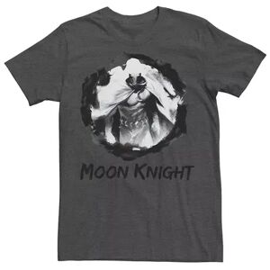 Licensed Character Men's Marvel Knights Presents Grunge Moon Knight Graphic Tee, Size: Small, Dark Grey