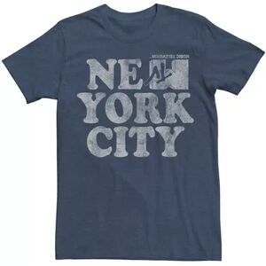 Licensed Character Men's MTV New York City Logo Tee, Size: Large, Blue