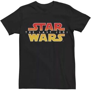 Licensed Character Men's Star Wars Episode 8 Textured Logo Tee, Size: Medium, Black