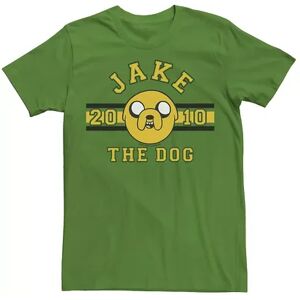 Licensed Character Men's Adventure time Jake The Dog 2010 Head Shot Graphic Tee, Size: XL, Med Green