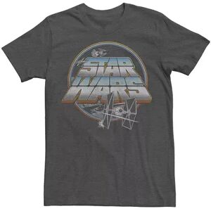 Men's Star Wars Tie Fighter Vs X-Wing Fighter Graphic Tee, Size: Small, Grey