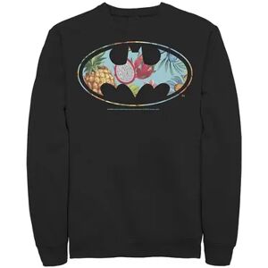 DC Comics Men's DC Comics Batman Dragon Fruit Logo Sweatshirt, Size: XL, Black