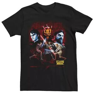 Licensed Character Men's Star Wars: The Clone Wars Jedi Vs. Sith Tee, Size: 3XL, Black