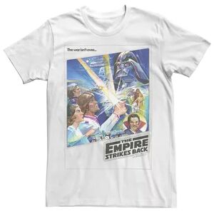Men's Star Wars Empire Strikes Back Sketched Up Poster Tee, Size: 3XL, White