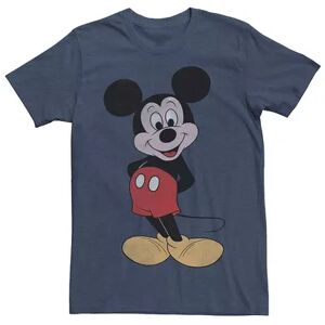 Disney Men's Disney Mickey Mouse Vintage Mickey Pose Tee, Size: Medium, Med Blue