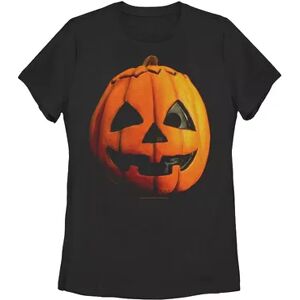 Licensed Character Get into the spooky spirit with this Halloween 3 Jack O' Lantern mask tee., Girl's, Size: XXL, Black