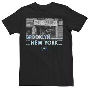 Men's Disney / Pixar Soul Brooklyn New York Barber Shop Portrait Tee, Size: XL, Black