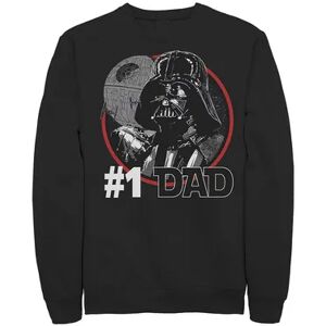 Men's Star Wars Darth Vader 1 Dad Death Star Sweatshirt, Size: Small, Black