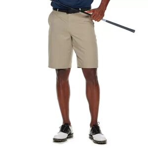 Men's Tek Gear Solid Flat-Front Performance Golf Shorts, Size: 40, Med Beige