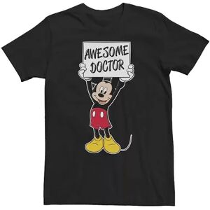 Disney Big & Tall Disney Mickey Mouse Awesome Doctor Tee, Men's, Size: 4XL, Black