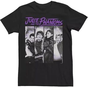 Licensed Character Men's Julie And The Phantoms Band Portrait PaneTee, Size: XXL, Black