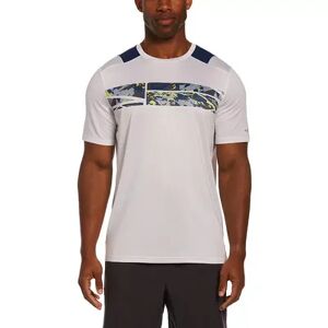 Grand Slam Men's Grand Slam Regular-Fit Abstract Crewneck Tennis Tee, Size: Large, White