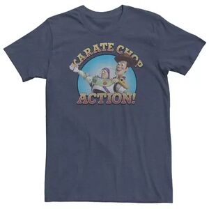Licensed Character Big & Tall Disney / Pixar Toy Story Buzz & Woody Karate Chop Action Tee, Men's, Size: 3XL Tall, Med Blue