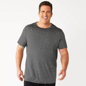 Big & Tall Sonoma Goods For Life Crewneck Tee & Sleep Shorts Set, Men's, Size: XL Tall, Black