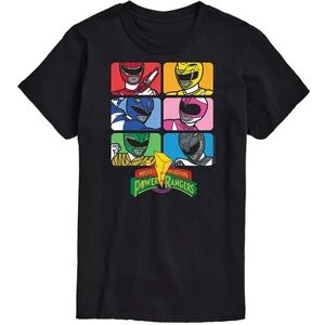 Licensed Character Men's Power Rangers Characters Tee, Size: Large, Black