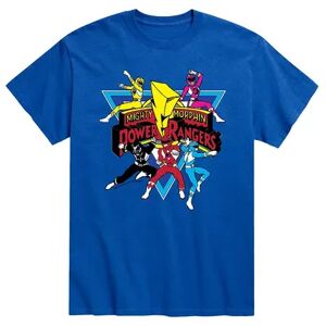 Licensed Character Men's Power Rangers Retro Tee, Size: Medium, Med Blue