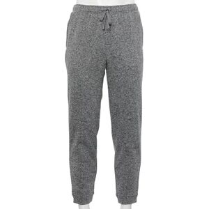 Men's Sonoma Goods For Life Sweater Fleece Jogger Pajama Pants, Size: Large, Med Grey