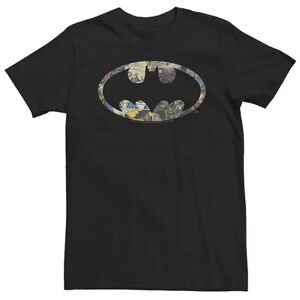 Licensed Character Big & Tall DC Comics Batman Old School Logo Fill Tee, Men's, Size: Large Tall, Black