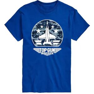 Licensed Character Big & Tall Top Gun Maverick Camo Tee, Men's, Size: 3XL Tall, Med Blue