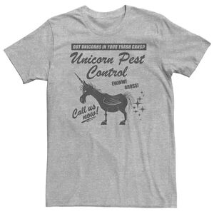 Licensed Character Big & Tall Disney / Pixar Onward Unicorn Pest Control Tee, Men's, Size: 3XL Tall, Med Grey