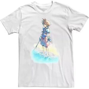 Licensed Character Big & Tall Disney Kingdom Hearts Sora Beach Sketch Tee, Men's, Size: XL Tall, White