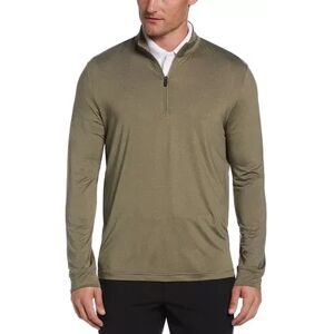 Grand Slam Men's Grand Slam Sun Shade Stretch 1/4-Zip Golf Pullover, Size: Large, Green