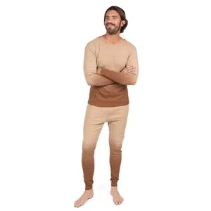 Leveret Mens Two Piece Cotton Pajamas Tie Dye Swirl Boys XL, Men's, Size: Large, Beige