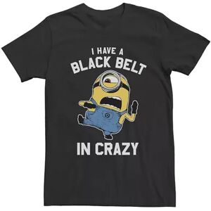 Licensed Character Men's Despicable Me I Have A Black Belt In Crazy Tee, Size: XXL