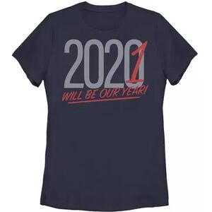 Unbranded Juniors' 2021 Will Be Our Year Tee, Girl's, Size: Medium, Blue