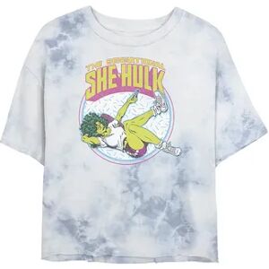 Licensed Character Juniors' Marvel The Sensational She-Hulk Vintage Tee, Women's, Size: Large, White