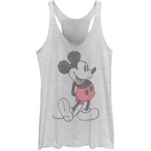 Licensed Character Disney's Mickey & Friends Mickey Mouse Vintage Portrait Racerback Tank Top, Women's, Size: XS, White