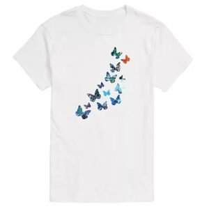 Licensed Character Adult Kelly Styne Butterflies Tee, Women's, Size: Large, White