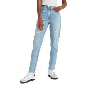 Levi's s SilverTab High Waisted Mom Jeans, Size: 29(US 8)Medium, Light Blue