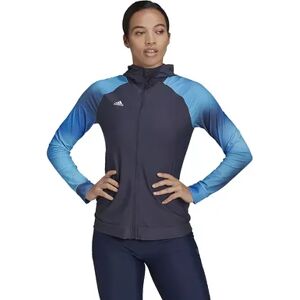 Women's adidas Long Sleeve Rash Guard, Size: Medium, Brt Blue