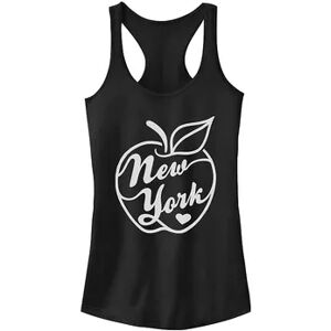 Unbranded Juniors' New York Big Apple Tank Top, Girl's, Size: Medium, Black