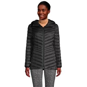 Lands' End Women's Lands' End Down Ultralight Packable Hooded Jacket, Size: Medium, Oxford