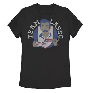 Licensed Character Juniors' Ted Lasso Tea Team Tea Graphic Tee, Women's, Size: XL, Black