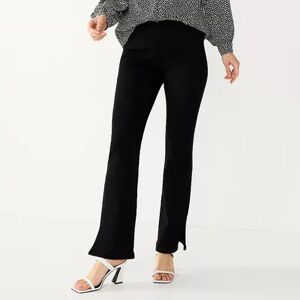 Women's Nine West Curvy Slimming Bootcut Jeans, Size: 8, Black