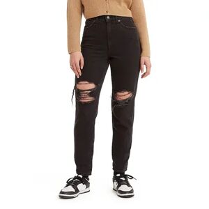 Women's Levi's High-Rise Mom Jeans, Size: 29(US 8)Medium, Black