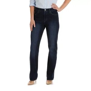 Lee Women's Lee Relaxed Fit Straight-Leg Jeans, Size: 16 T/Large, Dark Blue