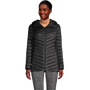 Lands' End Women's Lands' End Down Ultralight Packable Hooded Jacket, Size: XS, Oxford