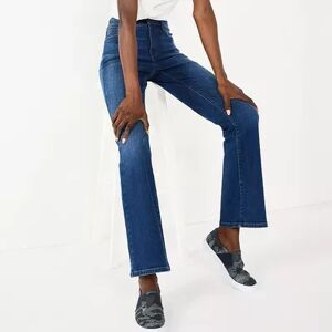 Women's Nine West Curvy Slimming Bootcut Jeans, Size: 18, Blue