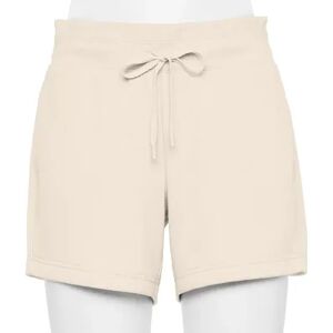 Tek Gear Women's Tek Gear Stretch Fleece Shorts, Size: Large, Lt Beige