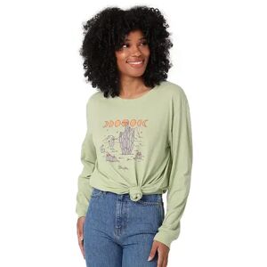 Wrangler Women's Wrangler Boyfriend Long Sleeve Graphic Tee, Size: XS, Green