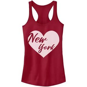 Juniors' Fifth Sun New York Heart Tank, Girl's, Size: Small, Red