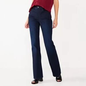 Women's Nine West Curvy Slimming Bootcut Jeans, Size: 0, Blue
