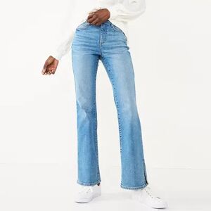 Women's Nine West Curvy Slimming Bootcut Jeans, Size: 16, Blue